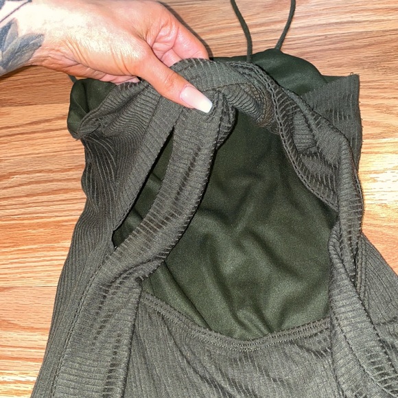 Free People Olive Green dress - Picture 4 of 4